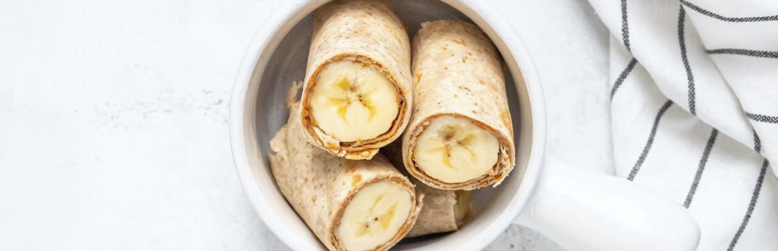 Almond Butter Banana Wrap