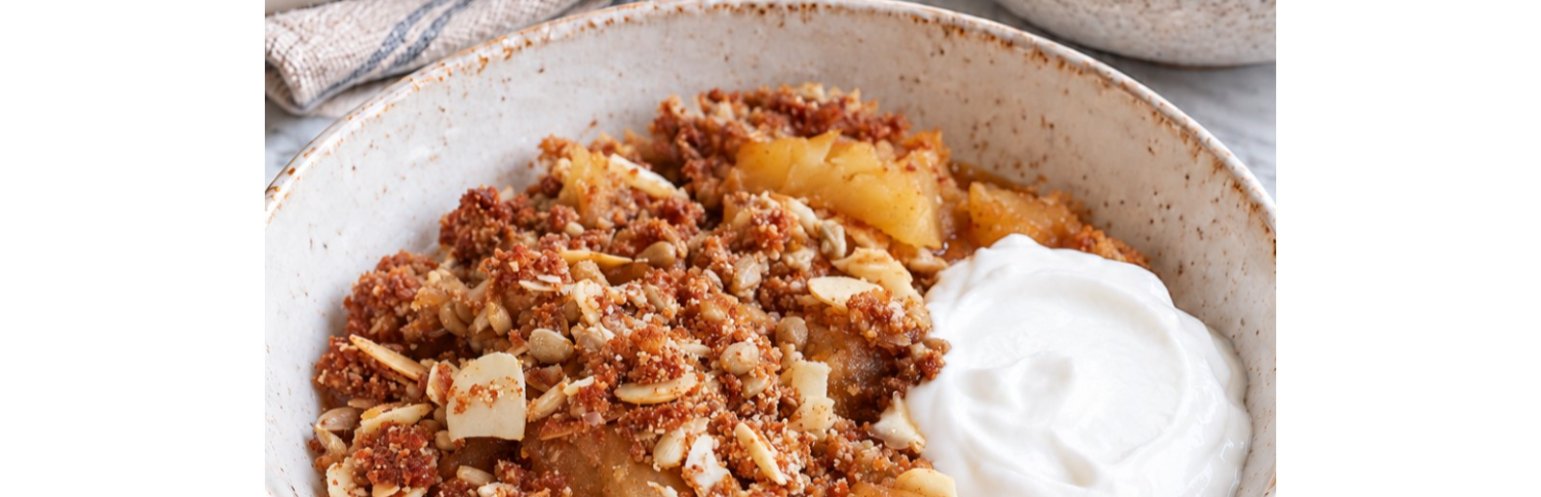 Apple & Ginger Crumble