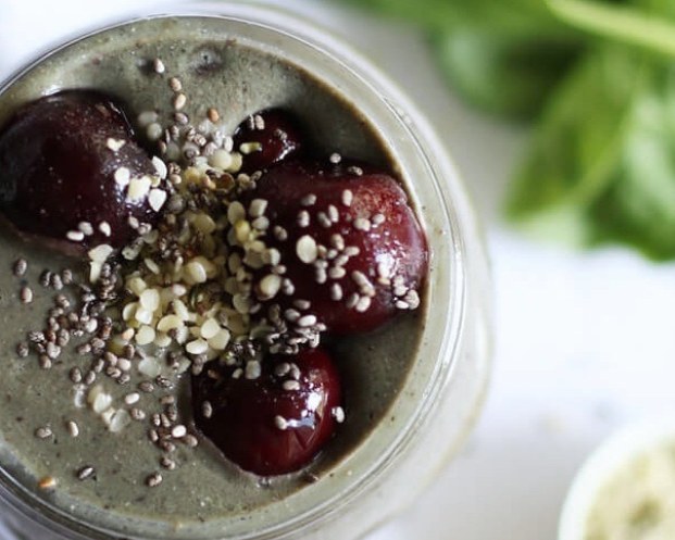 Cherry Blaster Green Smoothie
