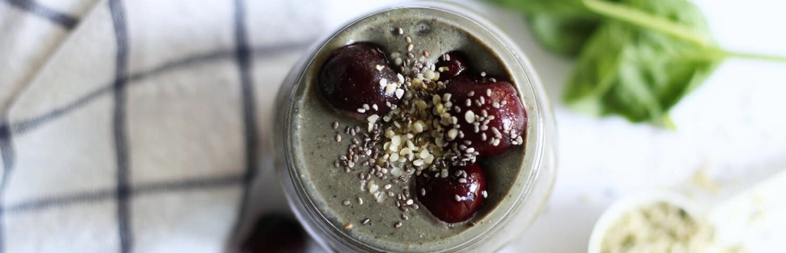 Cherry Blaster Green Smoothie
