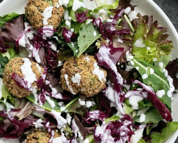 Falafel Tahini Salad