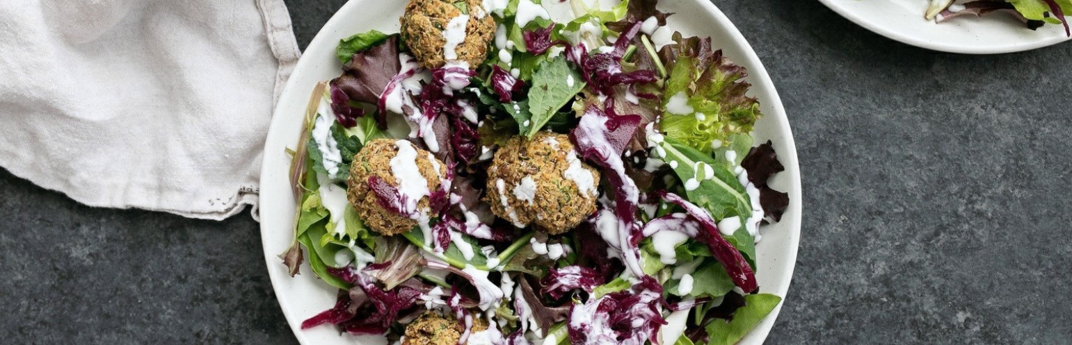 Falafel Tahini Salad