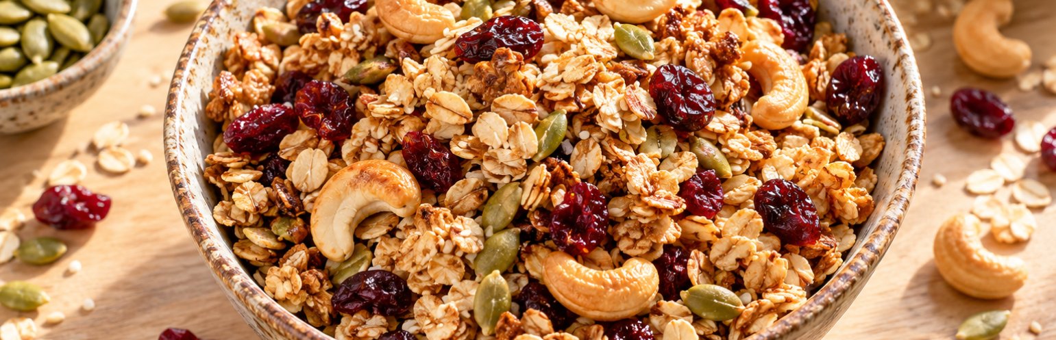 Golden Cranberry Cashew Granola