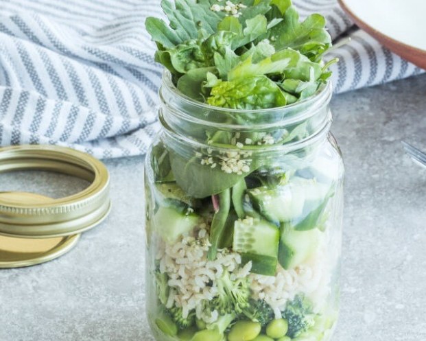Green Goddess Mason Jar Salad