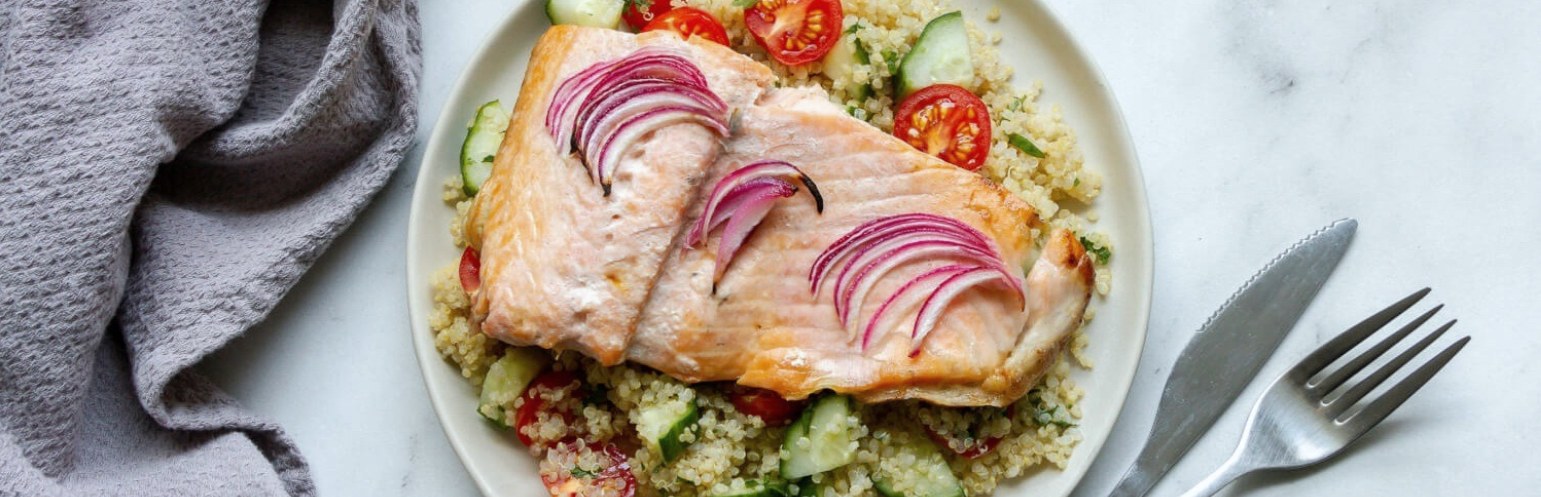 Salmon Quinoa Salad