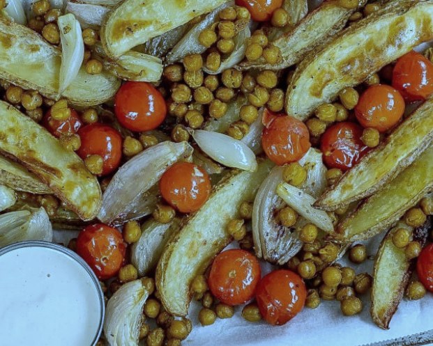 Shawarma Spiced Chickpeas & Potatoes