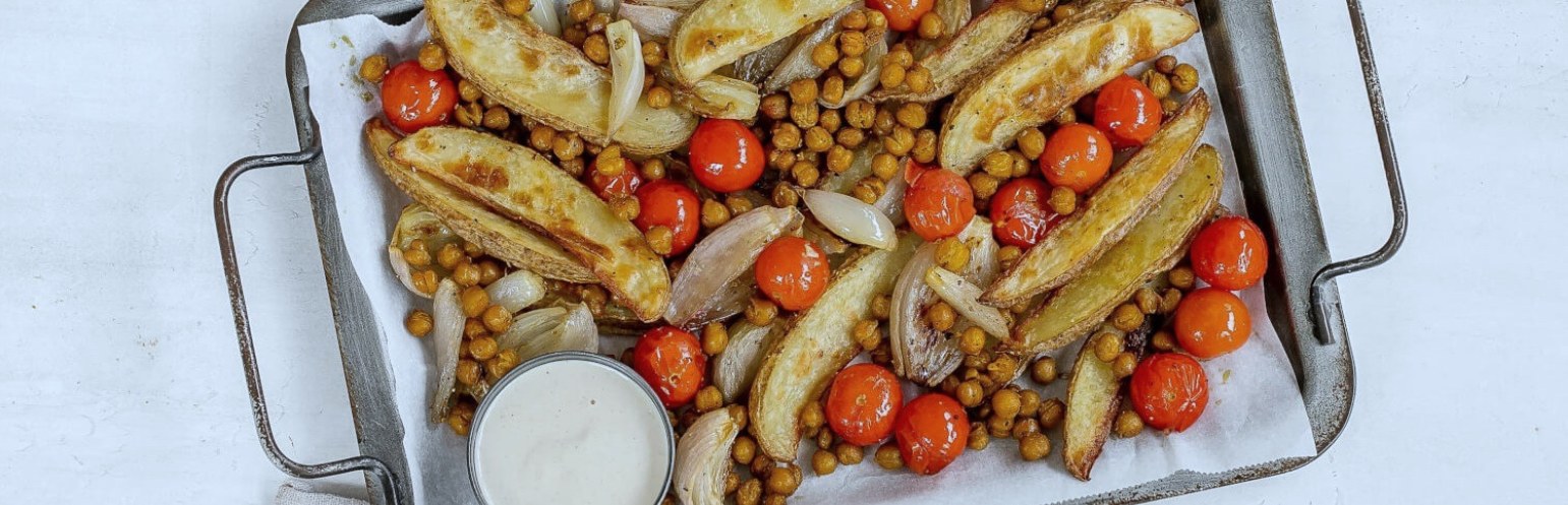 Shawarma Spiced Chickpeas & Potatoes