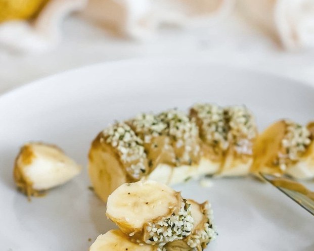 Sunflower Seed Butter Banana Sushi